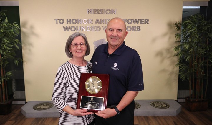 Tom Cocchiarella during his visit to WWP's headquarters.